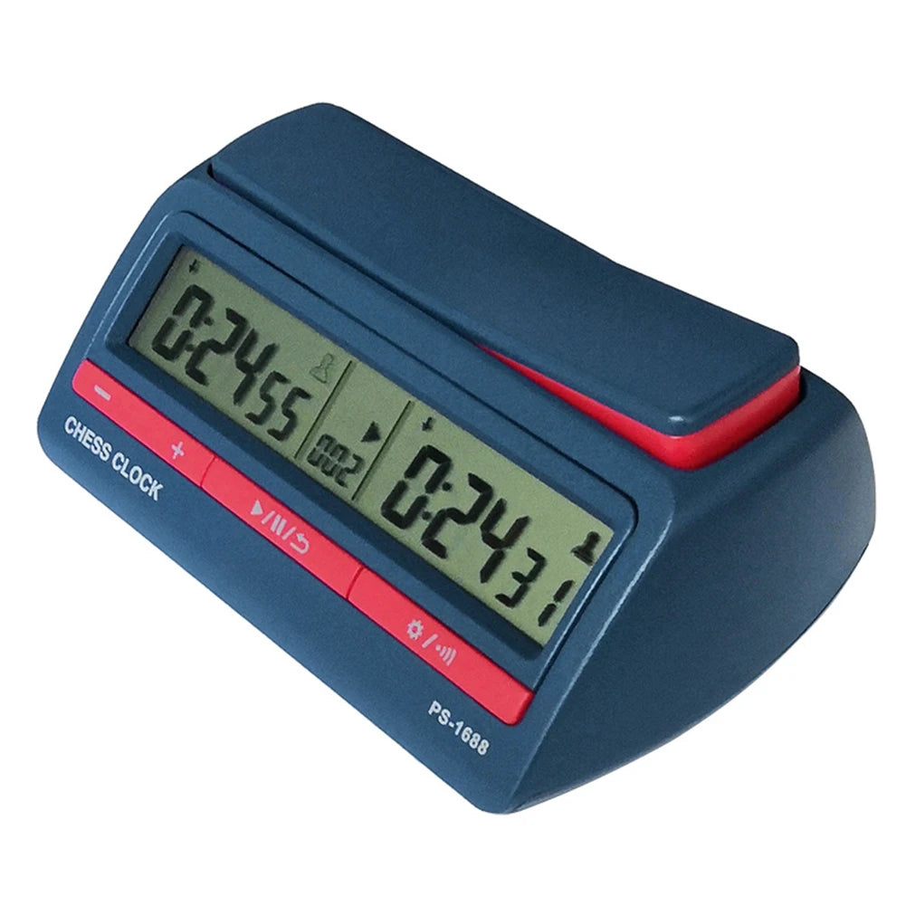 Count Up Down Timer Professional Digital Chess Clock Plastic Battery Powered Multifunctional Lightweight for Training Teaching