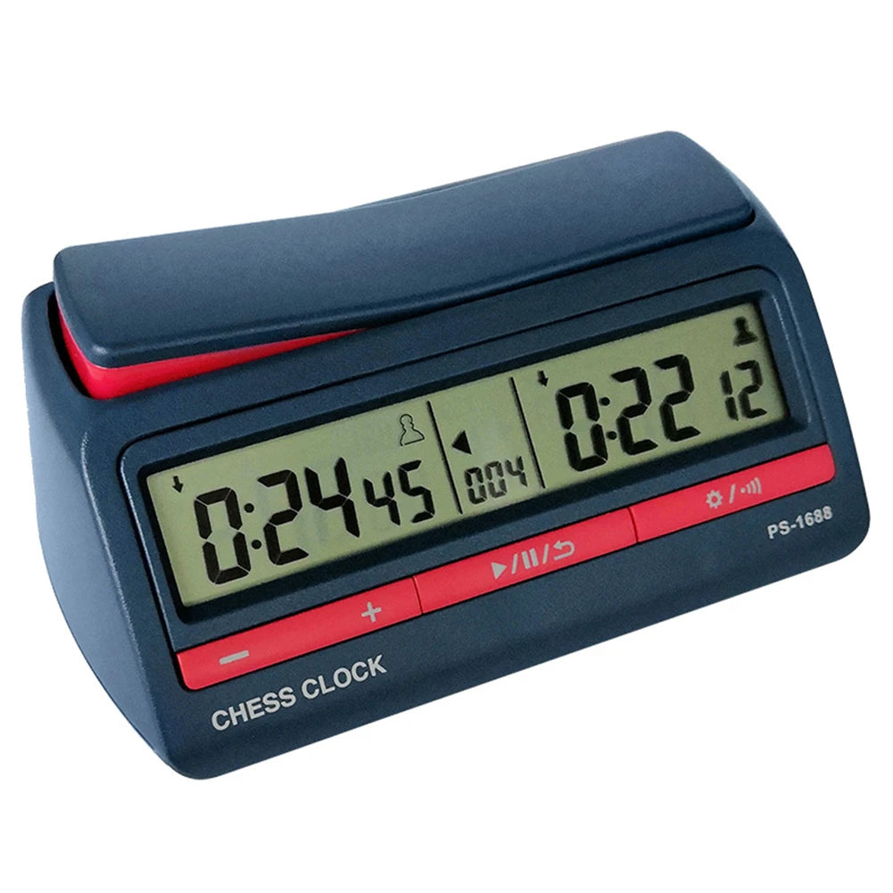Count Up Down Timer Professional Digital Chess Clock Plastic Battery Powered Multifunctional Lightweight for Training Teaching