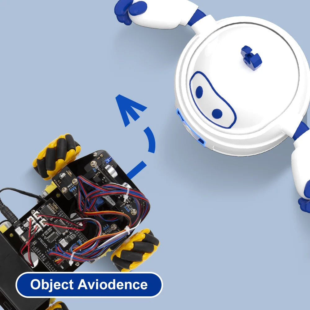 ACEBOTT Robot toy Starter Kit for Arduino Project with ESP32 and Code Learning Develop Skill Full Version Smart Car Kit