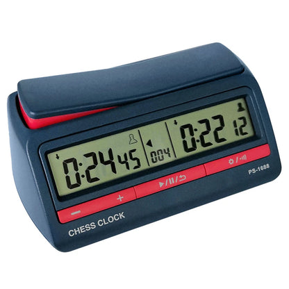 Count Up Down Timer Professional Digital Chess Clock Plastic Battery Powered Multifunctional Lightweight for Training Teaching