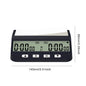 Count Up Down Timer Professional Digital Chess Clock Plastic Battery Powered Multifunctional Lightweight for Training Teaching